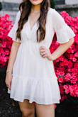 Many white dresses are too thin.  This has a nice lining that made it comfortable and adorable. - Kristine S.