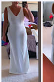 Fits like a glove. Wore a 1.5" heel but needed to wear a 2" heel so I would trip. - Elizabeth H.