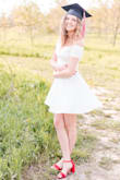Bought this dress for my daughter's graduation pictures. It was cute and comfortable and came quickly even in the middle of a pandemic. - Barbie D.