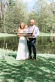 We were married in the middle of this crazy quarantine and Lulus had our back! My dress arrived timely, it was absolutely beautiful and fit true to size. Thank you to the employees at Lulus who got me this dress for my last minute elopement and for making my day what it was. - Victoria M.