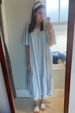 This dress is perfect for an effortless flowy look. It's loose but doesn't look sloppy! I felt so cute and comfortable! - Kara G.