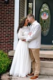 It was so perfect! I only had to have it hemmed because it was a little long. Thank you to the other women who posted their pictures. Being able to see real body types (other than models) wearing the dress made me much more comfortable buying a dress online! - Stefanie L.