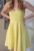 I ordered a medium in yellow at first, but it was a little big for my bust (32B) I returned in exchange for a small and it is perfect!! - Averi G.