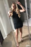 I ordered this dress in black for a wedding... I loved it so much I bought it in white for my graduation, too! I got so many compliments on it! - Anna F.