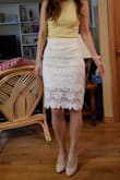I ordered a small but was swimming in the top. I ended up wearing the skirt with different tops instead. - Melissa C.