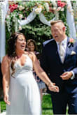 It was perfect for my micro wedding. Having to postpone my wedding is never something I thought I'd have to do. The idea of choosing another dress stresses me beyond belief. I ordered 3, loved them all and settled on this one. It was absolutely perfect. - Katie H.