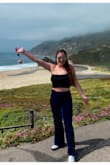 These pants are super cute and very soft. I'm super happy I got them but would just say that they are a little tight around the waist. - Colleen E.