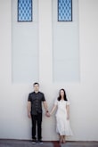 I loved this dress for our engagement session! I've already received so many compliments. It's a perfect combination of fitted and flowy -- doesn't squeeze you skin-tight but doesn't look like you're wearing a potato sack either. I will say, the top part is a little loose on me because I have a small chest, but next time I'll just remedy that with some fashion tape. I can't wait to find another occasion to wear it! - Mason G.