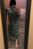 Man I usually LOVE everything from Lulus but this last order was disappointing. I loved this on the model but it was just way too much fabric for me. The waist isn't really fitted - it's that cheaper stretchy material that lifts up to my boobs when I raise my arms. It looks better in the picture because I pointed my toe to show length, but it makes my waist look really wide. I'm 5'2 and got an XS - Sofia S.