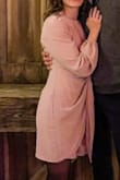 I wore this dress to a barn wedding and I was getting so many compliments on the color and style! I should've gotten an XS because I am so small but the S worked out fine for what I needed it for - Mollie B.