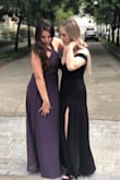 I've worn this to many weddings, dances and formals (and loaned it to countless friends)! It has been washed many times and the color remains the same! It's comfortable and great quality. The cut is flattering for curvy girls with small chests! - Samantha R.