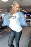 Getting married? Get this shirt. It's super fun to wear, soft and versatile. I got a medium just in case. Should of gotten a small. I've worn it 3 times since I've gotten it. Do it! - Jaci R.