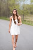 I bought this dress for my high school graduation that was unfortunately cancelled due to covid-19. however, I was still able to have a photo shoot in it and it was absolutely perfect for that! I was a little nervous about the length, but it's perfect, I couldn't have picked a better dress! - Alaina S.