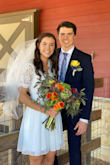The dress was beautiful and fit perfectly!  Coronavirus caused my wedding to be cancelled and my dress to be delayed, so my husband and I chose to have a virtual courthouse wedding with the county judge.  This dress was perfect for the occasion! - Phaedra F.