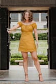 I wore this dress for my graduation pics and was in love with it! It's not tight, but still accentuates your waist and it is so comfortable. This was my first time ordering from Lulus and I was worried it wouldn't fit, but it was even better than i expected. If you want casual, but feminine and to show off your figure without looking like you're trying too hard, this dress is for you! - Lauren M.