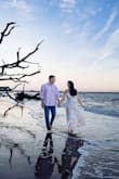 I wore this for my engagement photos and it was perfect! I wore size medium and my breast size is D so it was pretty tight there but overall beautiful dress and made it work! - Kimberly H.