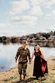 I had to alter it because I'm short. But we used it for our military pictures. And I'm obsessed. It's really good quality and a very pretty color. Received many compliments! - Jazlyn S.
