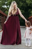 I absolutely love this dress and the fit is incredible. Having a large bust it his hard to find a dress That fits my waist and bust appropriately.
I purchased for a mother daughter photo shoot and am so happy I did. - Edgar D.