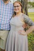 This dress fit perfect and sizing was just as expected. Really loved the material. Received so many compliments. Definitely recommend! - Charity R.
