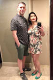 Beautiful dress.. a lil loose but not too loose. Very comfortable. A lil short but works right for me. - Erika S.