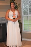 I loved this dress, it was perfect for out indoor small wedding! I had to have it hemmed a few inches, but otherwise fit great! - Nina W.
