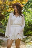 This is my favorite outfit! It's very light and feminine so great for the summer. I ended up sewing the button closed on the chest because it kept popping open. - Kat V.