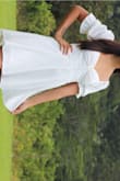 Super simple and easy to wear casually or for special occasions! The only negative is that I bought in white and I needed to wear pasties because the bodice is a bit see through - Kimmy D.