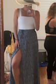 Wore this for my birthday and it's one of my favs!! Fits true to size..everyone mentions it in their comments but the waist isn't stretchy so I did order a size up and I'm so glad I did - Stephanie C.