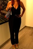 I just love going out in this outfit! Paired with a cute halter bralette, a little belt, and heels it's comfy and adorable! Plus it has pockets! You may want to size up if you have a long torso. I am shorter and the inseam doesn't have much room. - Sarah P.
