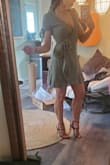 Lulu's never fails me! This isn't a dress style I'd normally pick, but it was on sale so I figured why not. Turns out I LOVE it! Fits perfectly and I love that I can adjust it even more with the side ties. The sizing on Lulu's website is always spot on. Honestly the only place I shop online! Dress is flirty, but not too short. Another win. - Danielle K.
