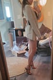 First blazer I've ever purchased and it looks amazing! Can't wait to dress this up or down. Tried it on right out of the packaging so it needs some ironing but otherwise five stars! - Danielle K.