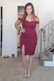 Fits well! I am 5'2" and curvy and this is what it looks like. - Rebecca R.