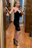 Great sexy date night dress. I'm always worried when I get something that would have to be worn without a bra. But it fits perfectly with some stretch. Love it - Nicole Q.
