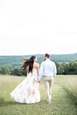 I loved this dress, was perfect for engagement photos and rehearsal dinner! I had to make some edits to the bust as the snap was positioned for someone with a smaller chest. Feels high quality and is long enough for wearing with heels! - Jen C.