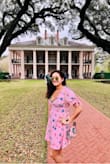 I am usually medium and this dress fits great, just a bit tight in the waist and loose in the chest but I made it work! - Karen S.
