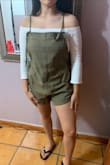 I loved this outfit so much! I got the top as well (size small) and it fits amazing! Paired it with a cute pair of leopard print shoes :) - Marisol P.