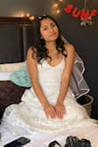 I love how the dress fits me, it's super cute. The material is GREAT, I just love it. - Maria B.