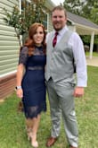 Omg I LOVE this dress! I wore it to a wedding and got so many compliments! It fits perfect! I have small chest and full hips and butt! And it looked amazing! - Stephanie W.