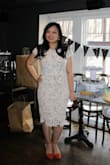 Out of all the white Lulus dresses I tried on for my Bridal Shower, this one was the most comfortable. It's fitted but not too snug and has a good stretch. I liked the lace design looking more botanical / leaf-like vs. more traditional/older designs. Since I'm 5'1", the length went past my knees and was more of a midi dress. Paired it with coral shoes. - Stacy I.