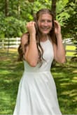I love it! The fabric is super nice and it's extremely flowy! It is a little baggy on my bust but I still look flattering in it - Lille L.