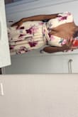 The dress fit me very well and I really liked that there's a slip underneath so it doesn't show too much leg. The dress does show a lot of cleavage though. - Tianna
