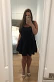 Love this dress, the navy blue is a little darker than I was expecting and looks almost black, but it's still a great dress. - Carla N.