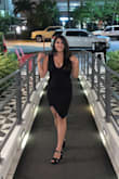 I bought this dress for a bachlorette in Miami and it was perfect. The material is thicker than I expected but hugs tightly so no spanx or bra are needed. - Shivani S.