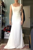 The dress is made with nice material and the fit feels good, probably better if I ordered an XS over a S. The only thing I didn't like was the sweetheart-like neckline, it's just not me. But it's still a great dress! - Allison B.