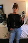 I purchased this top in the white and the black. I ordered them both in a medium because I wanted a looser, longer fit. I had to return the white for a size small but the black in a medium gave me the extra room I was looking for. I absolutely love this top. I wear a small or an x-small in most tops but I am glad I ordered this one in a medium. The fit is perfect. The small in the white one is perfect. I am a new Lulus customer and have had a great experience with them. I will definitely be a repeat buyer. I give the staff a 5-star rating as well as the quality of the clothing. - Becky W.
