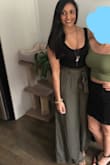 L O V E these pants! I've been wanting some cute wide leg pants for a while and these are really comfy and don't feel restricting at all. They're really stylish and can be dressed up or down. - Farihah S.