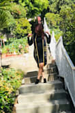 True to size ! Love how it fits perfectly not too big not too small! It! I was hesitant because some sizes sometimes run too small but this dress fit perfect! - Andrea G.