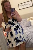This dress is lovely! The material is very comfortable but nicely made, and it fits perfectly. I got it for my rehearsal dinner! - Logan C.