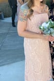 So beautiful for a wedding. Everyone complimented the dress and it fit perfectly! - Kristine T.