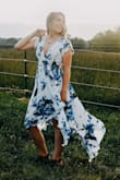 Beautiful dress. Fit so well and looked beautiful for my college graduation pictures! - Kiana J.